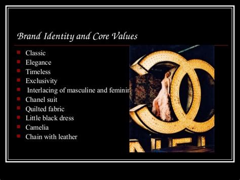 chanel brand core values|chanel brand values.